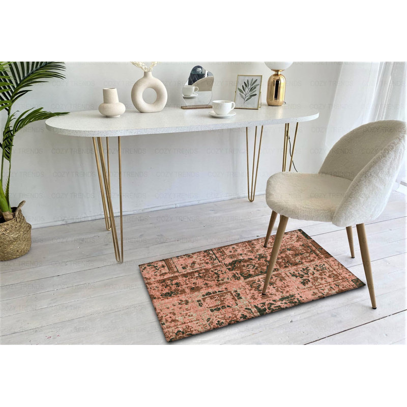 Kilie Geometric Anti-Fatigue Non-Skid Kitchen Mat
