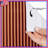 Vertical Orange Stripes Shower Curtains Extra Long-643553696