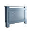 Couvercle de radiateur en panneau de fibres à densité moyenne, armoire chauffante décorative à panneau avant perforé avec tablette supérieure multifonctionnelle, enceinte de chauffage intérieure facile à assembler-133344229