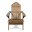 Chaise Adirondack d'extérieur en bois