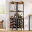 Wine Bottle Rack Black