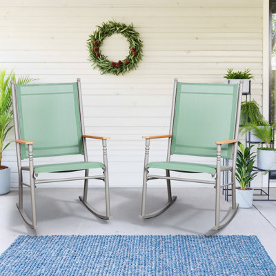 Chaises berçantes de patio pour 2 personnes