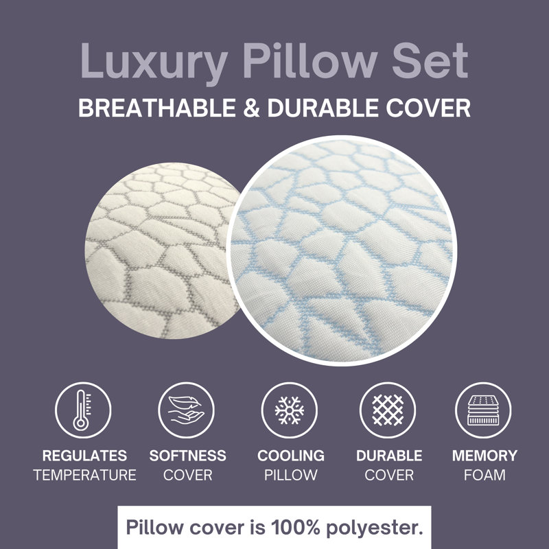 Coussin Cooling Memory (ensemble de 2)