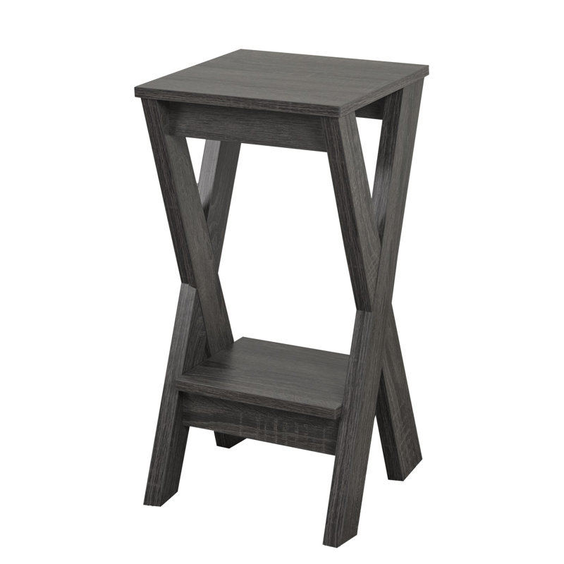 Support à plante Azareel, gris, H 31,93 po x L 11,73 po x P 11,73 po
