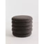 Carolanne 49cm Wide Round Solid Colour Footstool Ottoman-573989234