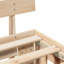 Vidaxl Bed Frame With Headboard Solid Pine Wood-113971068-126313009