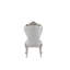 Chaise d'appoint rembourrée en tissu Portis