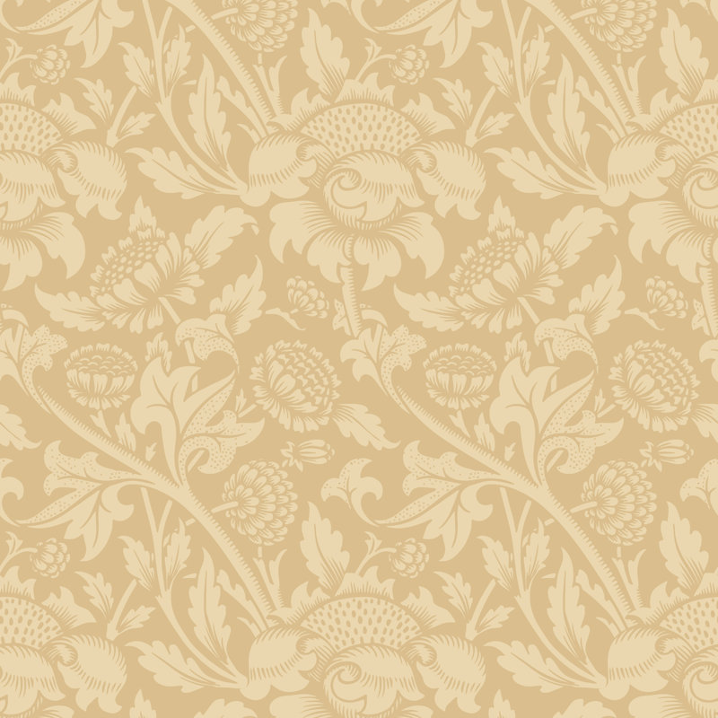Cipriano 10m x 50cm Matte Wallpaper Roll, Gold