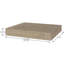 Moa Teak Floating Shelf-507159154