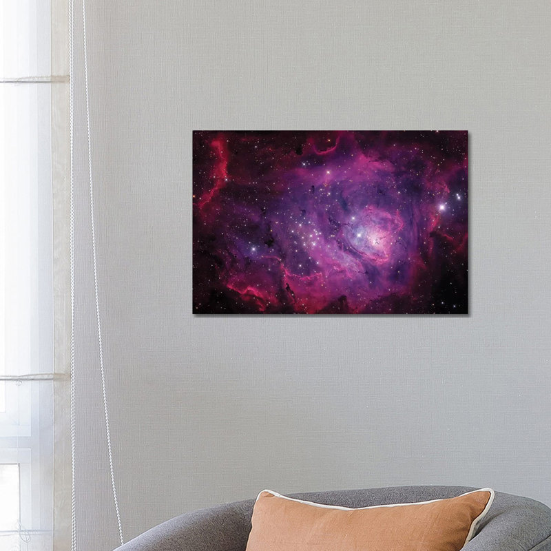 The Lagoon Nebula (M8) by Michael Miller - Wrapped Canvas Print, 66.04 cm H x 45.72 cm W x 3.175 cm D