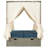 U_style Luxurious Adjustable Sun Bed With Canopy - Three Colours