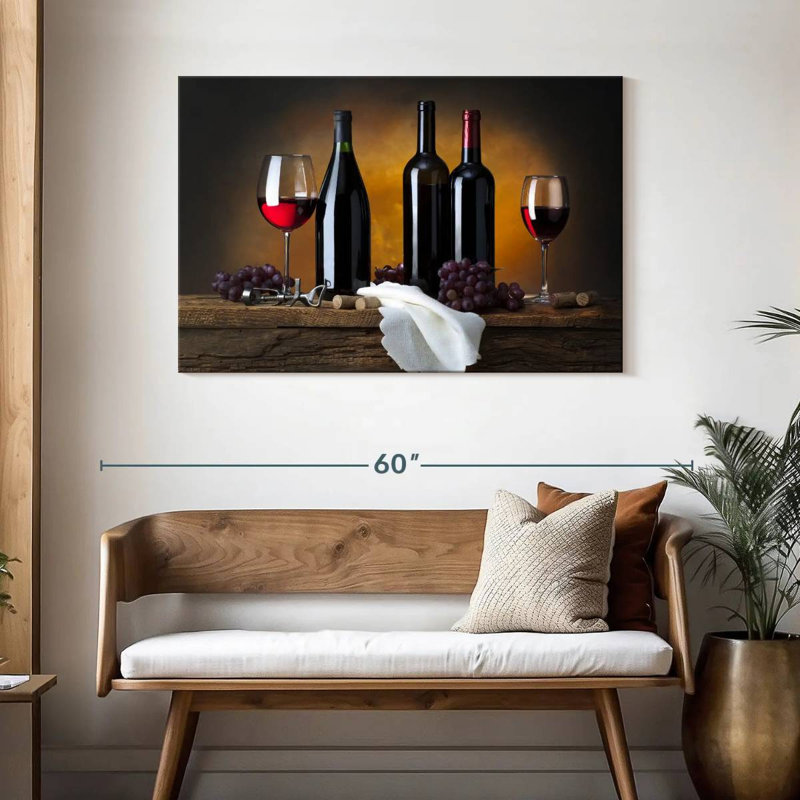 Bottles Of, 30" H x 45" W
