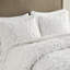 Grand édredon - 100% coton avec exquis capitonnage en chenille 3D surdimensionné 2 taies décoratives assorties Lavable à la machine Magnifique broderie et duveteux-121163657-121163658