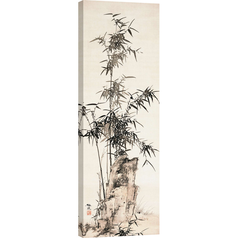 Japanese Print: Bamboo By Baiitsu Yamamoto by Baiitsu Yamamoto - Print, 100cm H x 35cm W x 4cm D