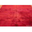 Tapis à poils longs rétro marocain rouge