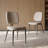 Minimal rectangular rock plate dining table set