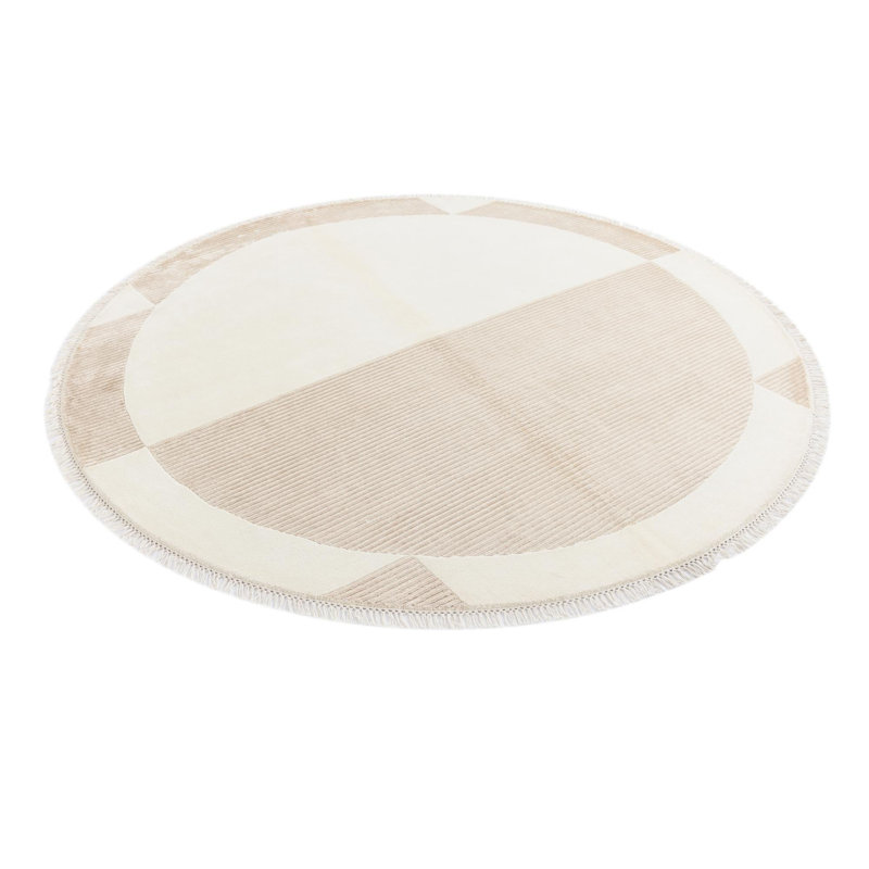 Round Munoz Beige Rug