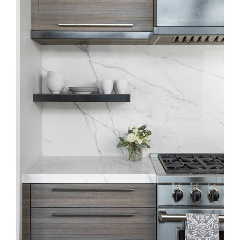 Rail Center to Center Cabinet Pull, White Bronze Medium, 12"
