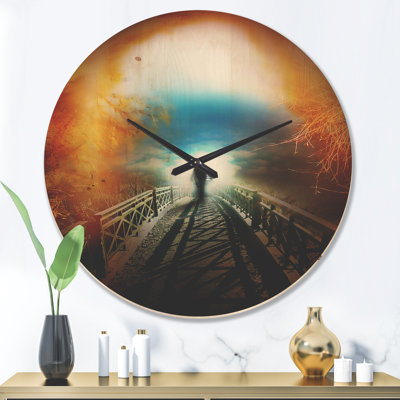 Horloge murale vie après mort