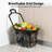 6PCS 35L Shopping Carts With Wheels And Handle-123311074