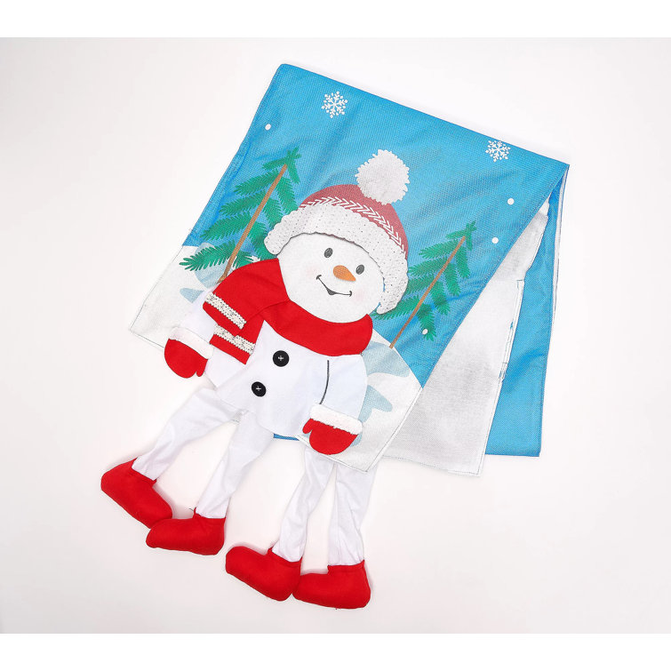 The Holiday Aisle® Darna Rectangle Christmas Polyester Table Runner ...