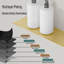 Ensemble de 2 tablettes flottantes en métal, ensemble de 2 tablettes murales en or brossé, support de douche mural, tablette décorative pour chambre à coucher, salon, salle de bain, bureau
