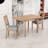 Space-Saving Extendable Dining Set – Foldable Drop Leaf Table with 2 Upholstered Chairs-903012613