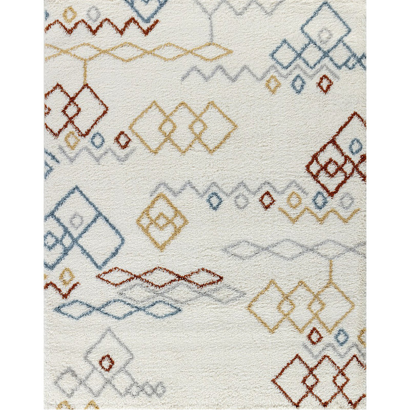Tapis à poils longs, Rectangle 7 pi 10 po x 9 pi 10 po