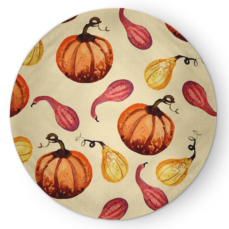 Stockham Chenille Indoor Rug, Round 5'