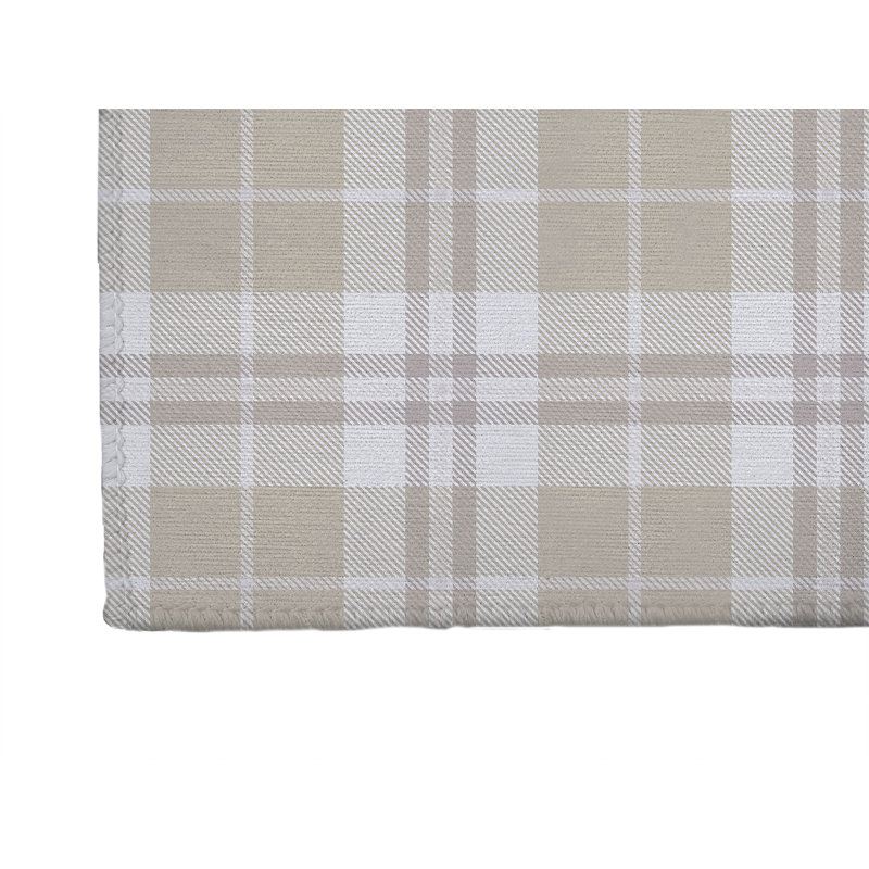 Tapis de jeu Tartan Block, Tanné, Rectangulaire 3 pi x 5 pi