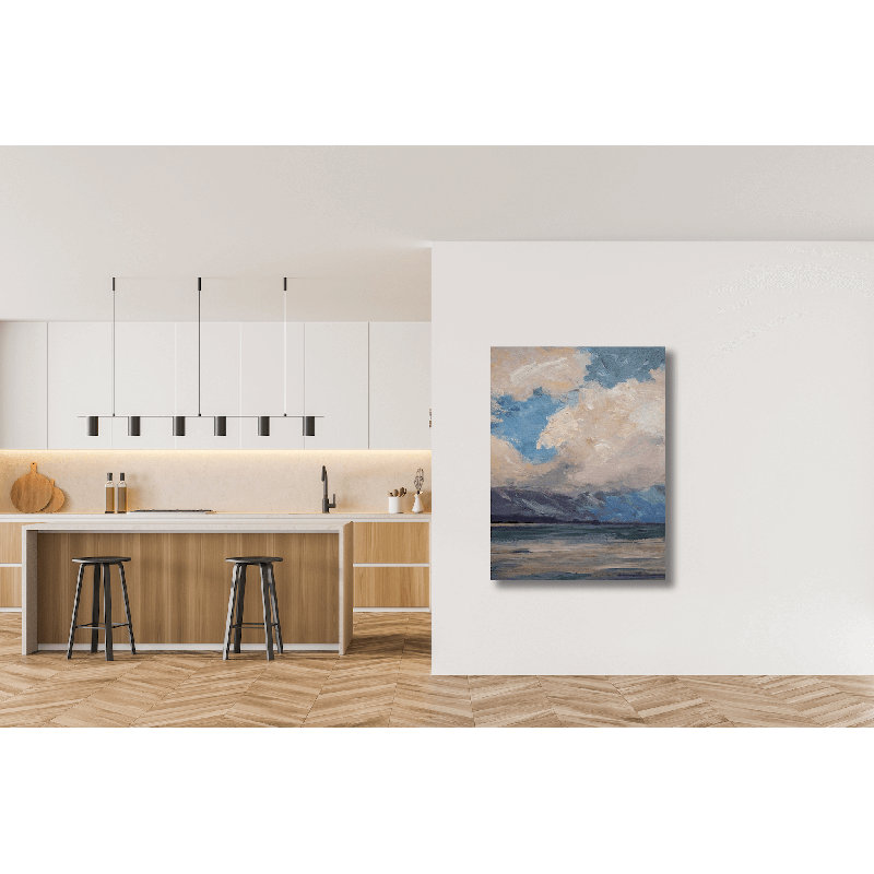 Celadon I by John Beard, Wrapped Canvas, 48" H x 36" W x 1.5" D