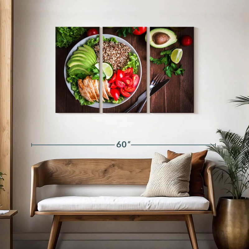 Yarlin Quinoa Salad, 28" H x 45" W