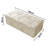 Alakay 102cm Wide Rectangle Striped Ottoman Storage Box with Hydrolic Arm-2047666043