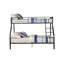 Lit superposé simple Caius Gunmetal