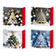 Ensemble de 12 sacs-cadeaux de Noël (arbre) (assorti) (grand)