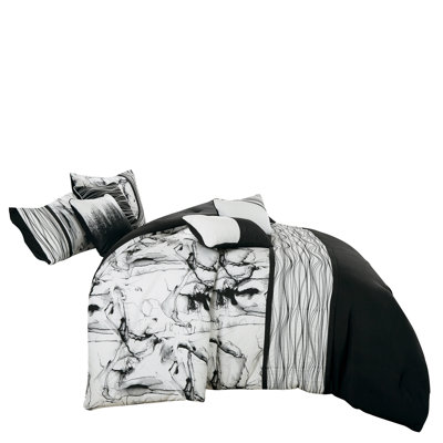 Kerta 7Pc Luxury 7 Piece Comforter Set