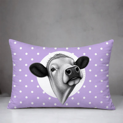 Cow Indoor/Outdoor Reversible Pillow