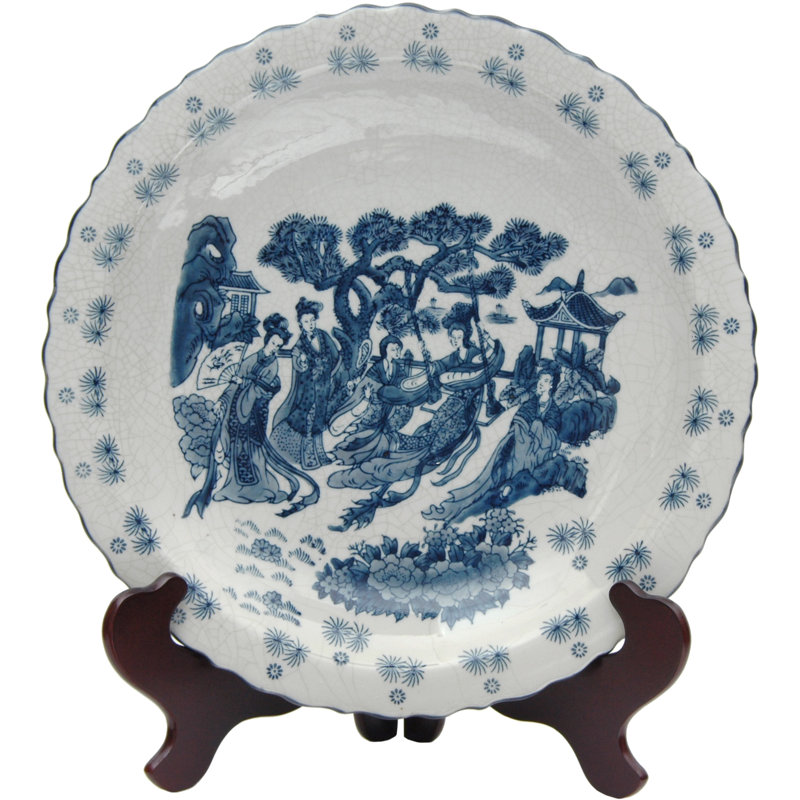 Ladies Porcelain Plate