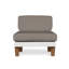 Catalina Outdoor Teak Lounge Chair-502431828-502431838