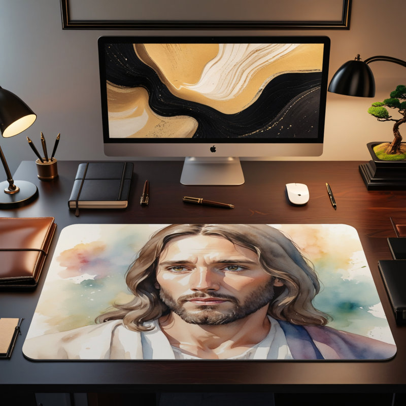 Polyester Desk Pad, 31.5x15.5
