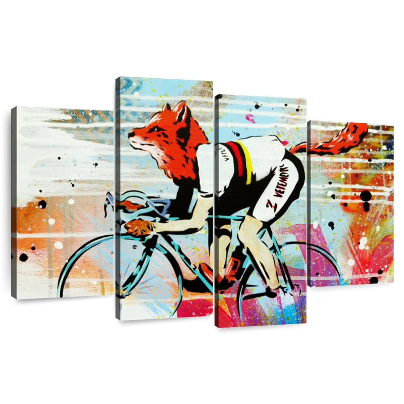 Brampt Le Fox, 32" H x 52" W