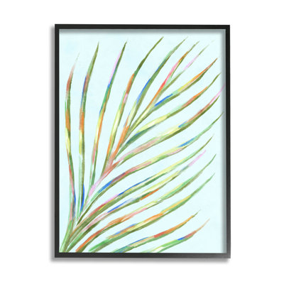 «Vivid Palm Leaf», estampe numérique botanique par Lil 'Rue