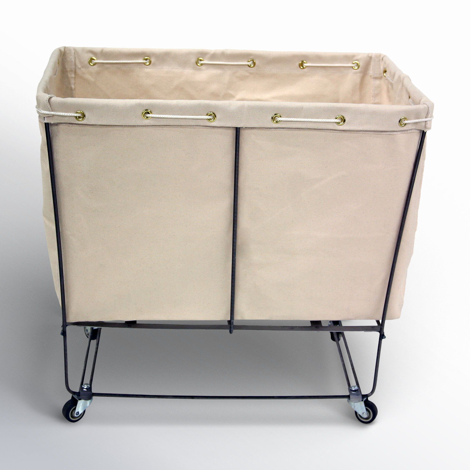 Canvas Rolling Laundry Truck 6bu, 3"