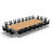 Rectangle 22 Person 80'' L Training Table and Chair Set with Cable Management-86134271