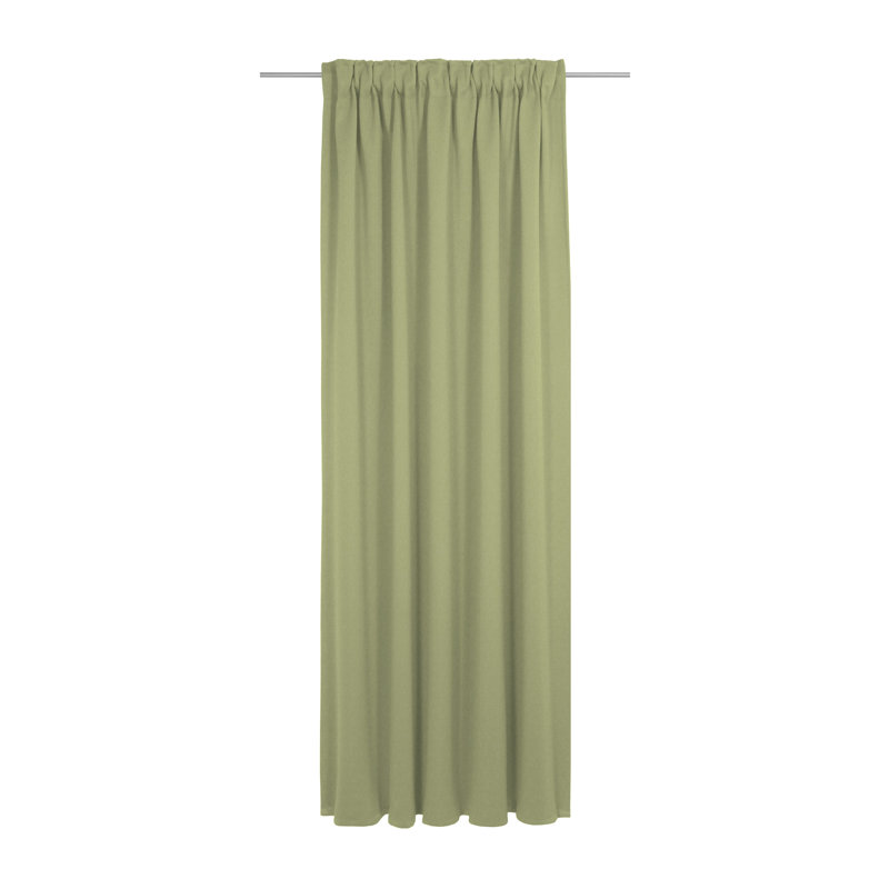 Sunday ruffle band scarf, semi -transparent, 142cm Width x 295cm Drop, Olive