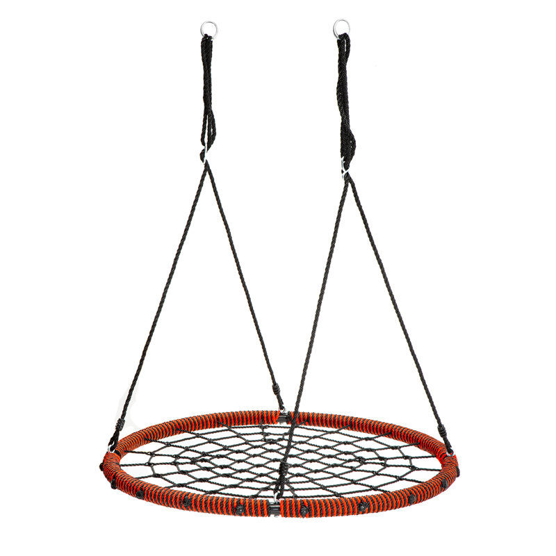 Balançoire en toile avec chaînes et crochets, Rouge