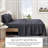 Ultra-Soft Cotton Heathered Melange Jersey Knit Sheet Set-330410694-326600144