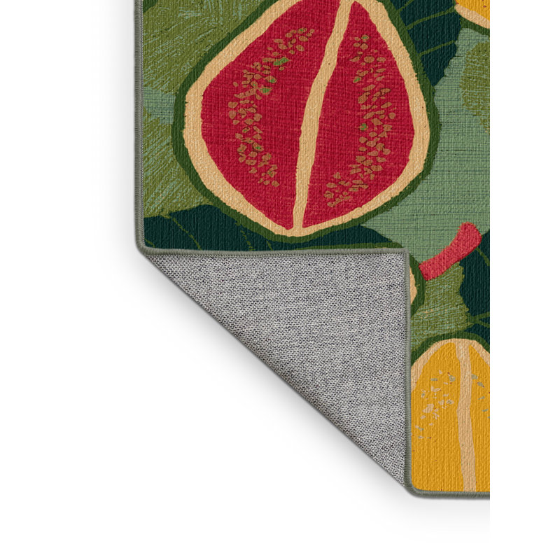  Tapis lavable goyave, Rond 3 pi