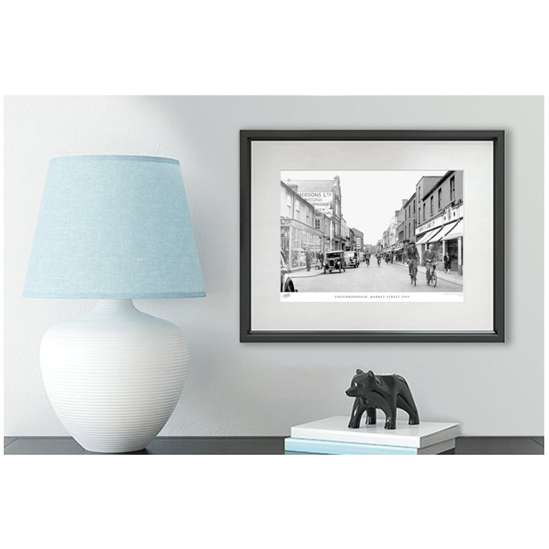 Loughborough, Market Street 1949 - Single Picture Frame Print, 31.5cm H x 38.8cm W x 2.3cm D