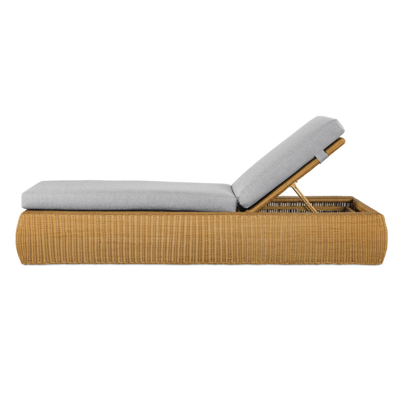 Wade Outdoor Chaise Lounge